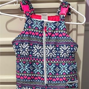 Carters  snow ski bibs girls size 5/6